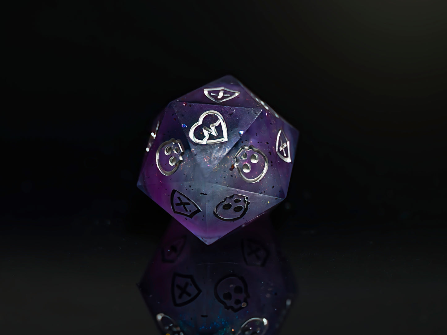 Ethereal Amethyst Death Save D20